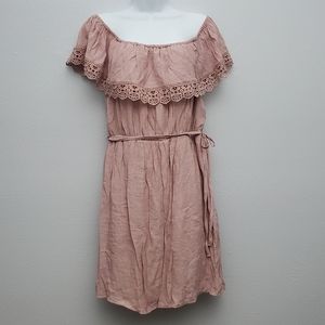 NWOT Mlle Gabriella Off the Shoulder Dress